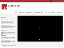 Tablet Screenshot of careerhire.com